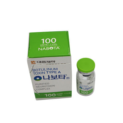 Botulax Nabota 200iu 皮膚フィルラー 顔面リフティング Btx