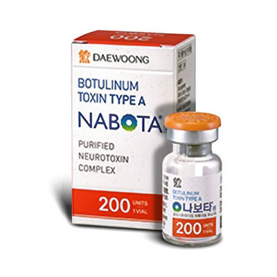 Botulax Nabota 200iu 皮膚フィルラー 顔面リフティング Btx