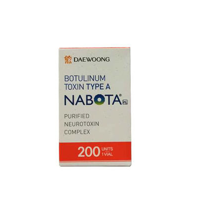 Botulax Nabota 200iu 皮膚フィルラー 顔面リフティング Btx