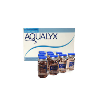 Aqualyxは10 vials*8mlを細くする脂肪質の脂肪分解のLipolytic解決を分解する