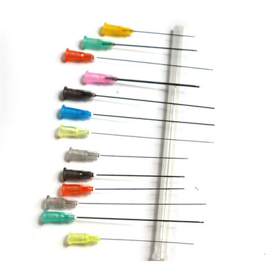 マイクロカヌーラ 鈍い使い捨て針 16g 17g 21g 22g 25g 38mm 50mm 60mm 90mm