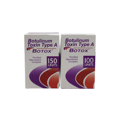 ボツリン毒素 100iu 150iu 顔のしわに対する注射