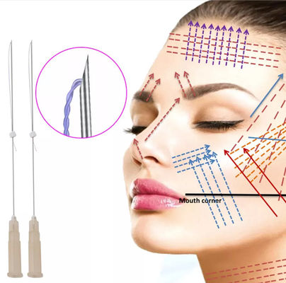 使い捨てPDOコグスレッド鈍針ノーズシャーク成形PDOスレッドリフト