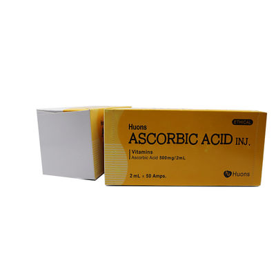 アスコルブ酸 純粋 ビタミンC Vc 漂白スプレー 注射 50 アンプル
