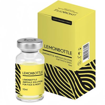 脂肪溶液 レモンボトル 10ml*5 脂肪 溶けたセルライト 貯蔵された脂肪を溶かす