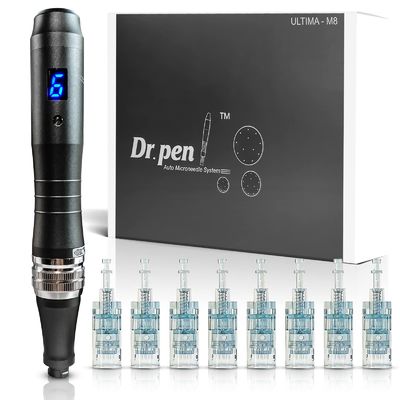 Dr. Pen Ultima M8 プロ マイクロニードリング デルマペン USB 再充電可能 5pcs 32Pin カートリッジ ニードル