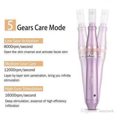 ULTIMA-M7-W ワイヤレス電気ドーマペンを自動マイクロニードルシステム ギフト