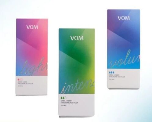 Vom Ha フィラー 皮膚フィルラー 皮膚を縮小する 顔のしわ 2つの注射器 ヒアルロン酸 皮膚フィルラー チャイウム Vom 交叉リンク ヒアルロン酸 Vom