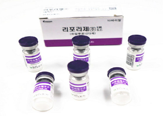 深いしわリポラーゼヒアルロニダースフィラー溶媒 5ml X 10 錠
