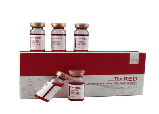 10ml 脂肪溶解剤 インジェクション レッド アンプル溶液