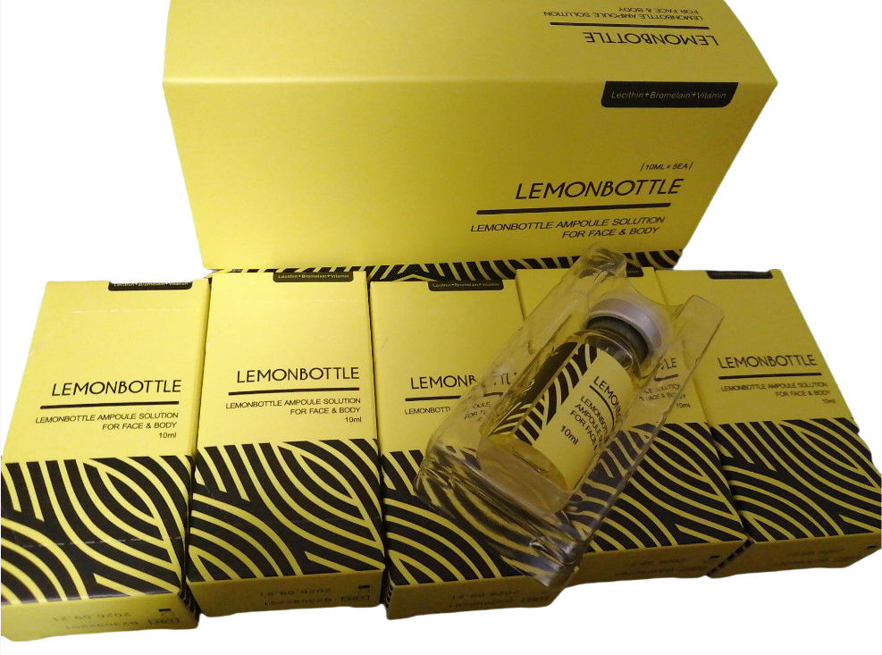 脂肪溶解剤 インジェクション 5 錠 × 10ml レモンボトル